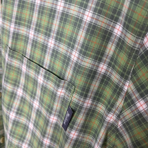 Woolrich men's size large shirt button down short sleeve casual untucked tucked - Picture 3 of 14